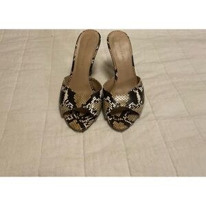 Veronica Beard Python mule heels size 9 - stunning shoe